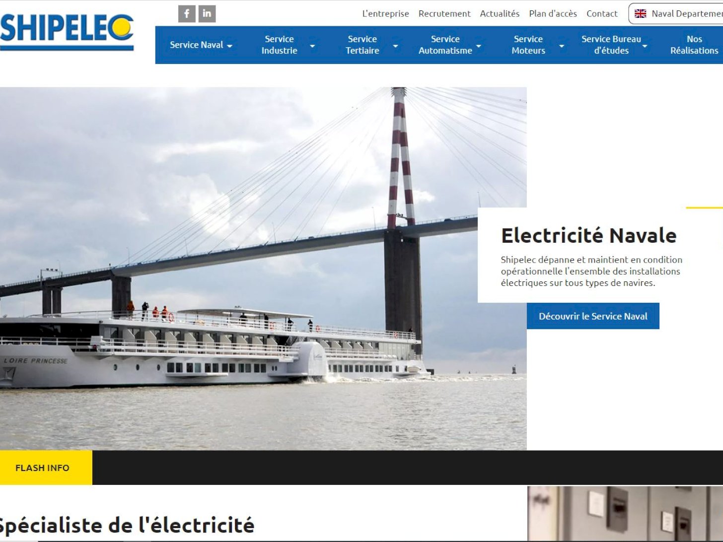 Site internet SHIPELEC